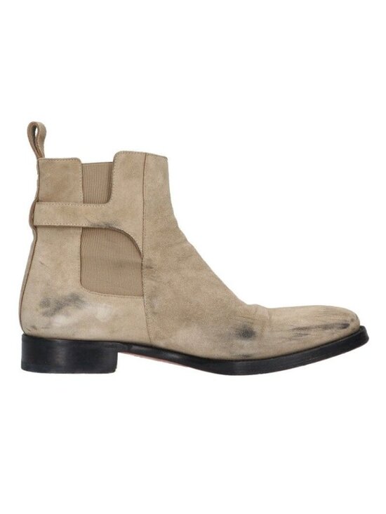 Hermes Side Gore Suede Leather Boots